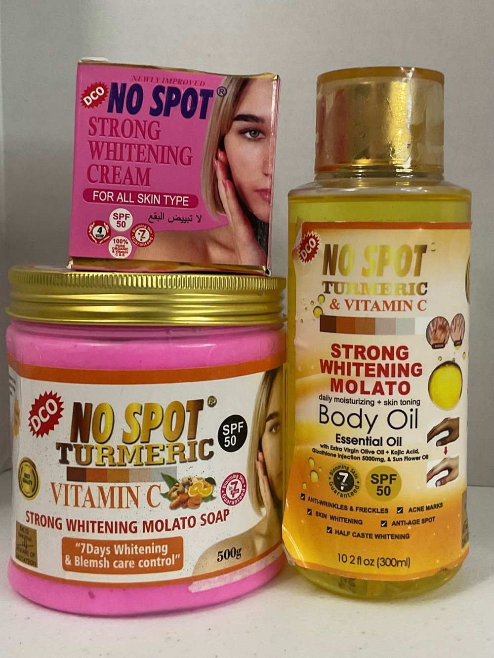 Turmeric & Vitamin C Body Oil - Yellow